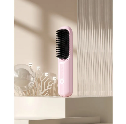 Cordless Ceramic Hair Straightening Comb – USB Rechargeable