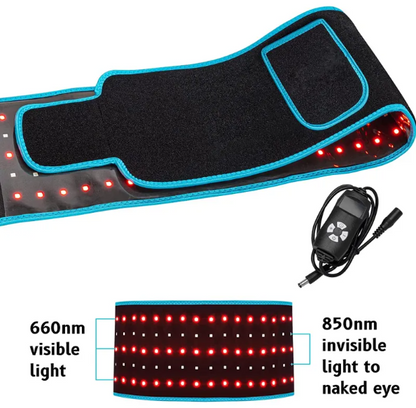 LED Infrared Belt Therapy Device – 105 Red Light LEDs for Pain Relief