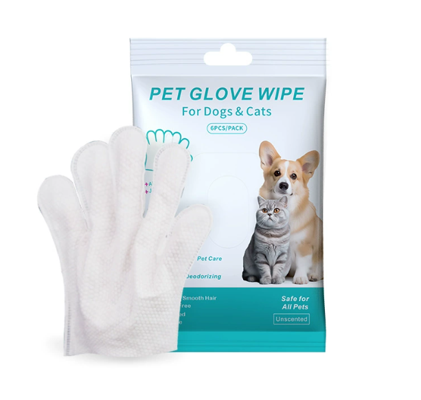 Pet Cleaning Gloves & Wipes – Gentle Care for Cats & Dogs