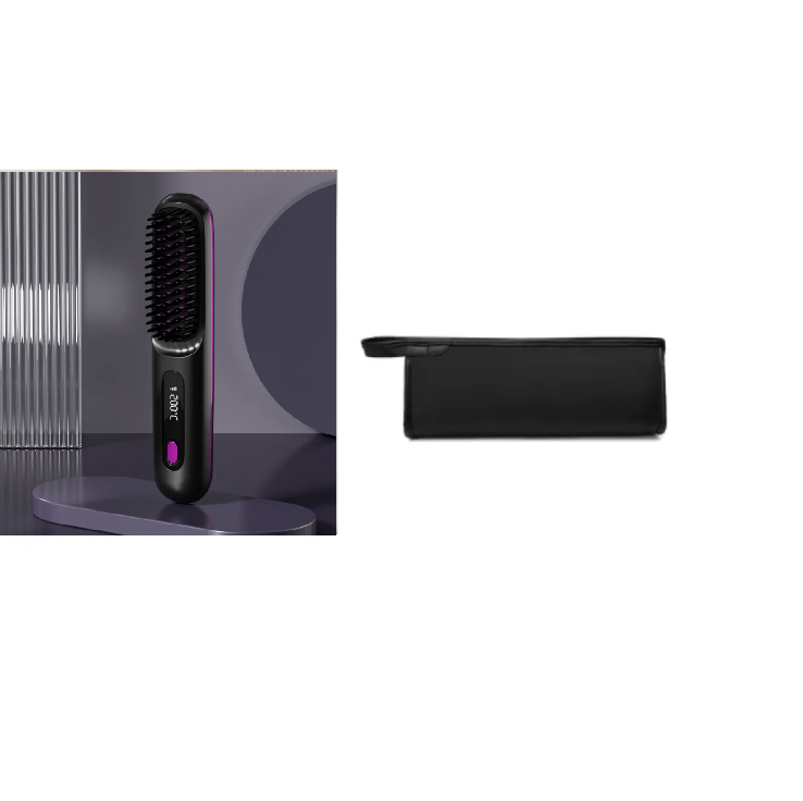 Cordless Ceramic Hair Straightening Comb – USB Rechargeable