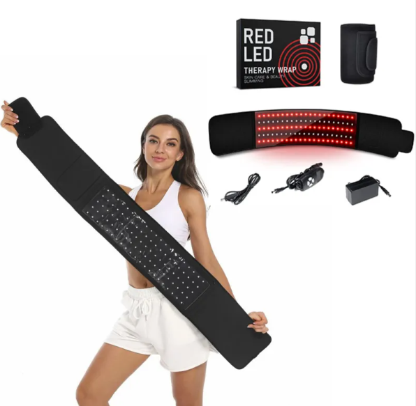 LED Infrared Belt Therapy Device – 105 Red Light LEDs for Pain Relief