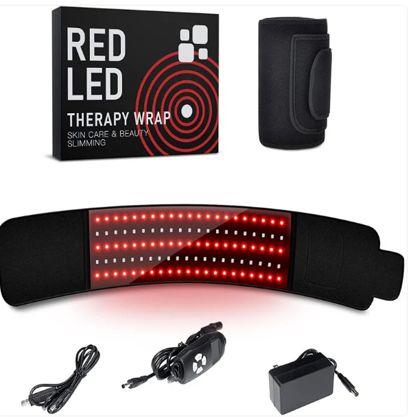 LED Infrared Belt Therapy Device – 105 Red Light LEDs for Pain Relief