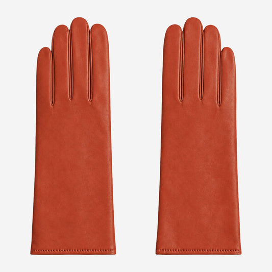 FC04 (cognac) - Women's Italian cashmere lined leather gloves