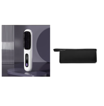 Cordless Ceramic Hair Straightening Comb – USB Rechargeable