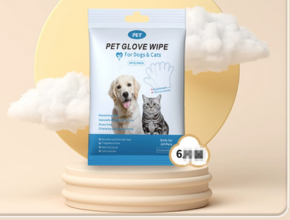 Pet Cleaning Gloves & Wipes – Gentle Care for Cats & Dogs