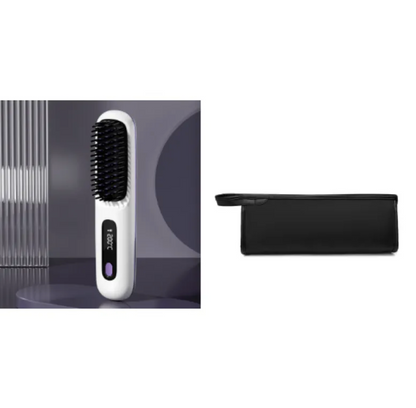 Cordless Ceramic Hair Straightening Comb – USB Rechargeable