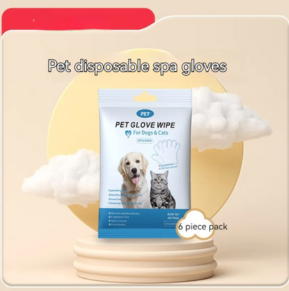 Pet Cleaning Gloves & Wipes – Gentle Care for Cats & Dogs