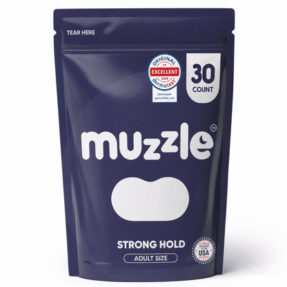 Muzzle® Mouth Tape for Adults (Strong Hold)